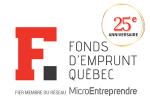 Logo Fonds d'emprunt Québec spécial 25 ans