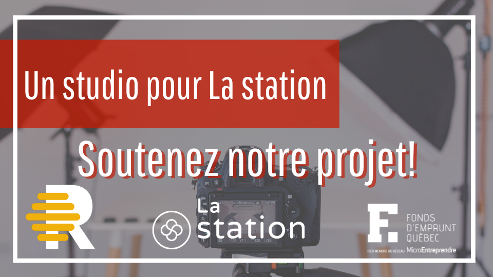 Visuel Un studio pour La station - campagne de sociofinancement
